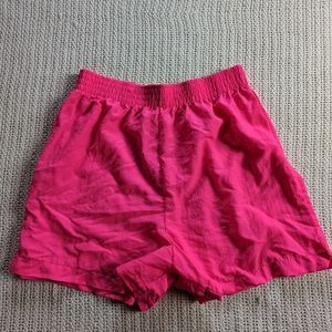 VTG 80s Pacific Connections Hot Neon Pink High Rise Shorts Women's XL 4” Inseam